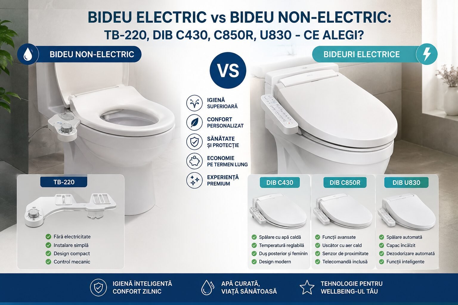 Bideu electric vs bideu non-electric
