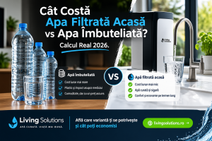 Cat Costa sa Filtrezi Apa Acasa vs Apa Îmbuteliata